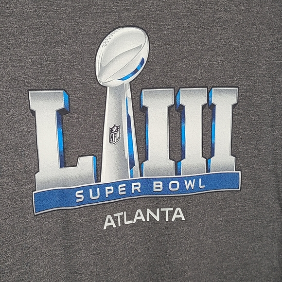 Super Bowl LIII 53 Atlanta Football Tshirt NFL Team Unisex Size XL - Picture 3 of 10